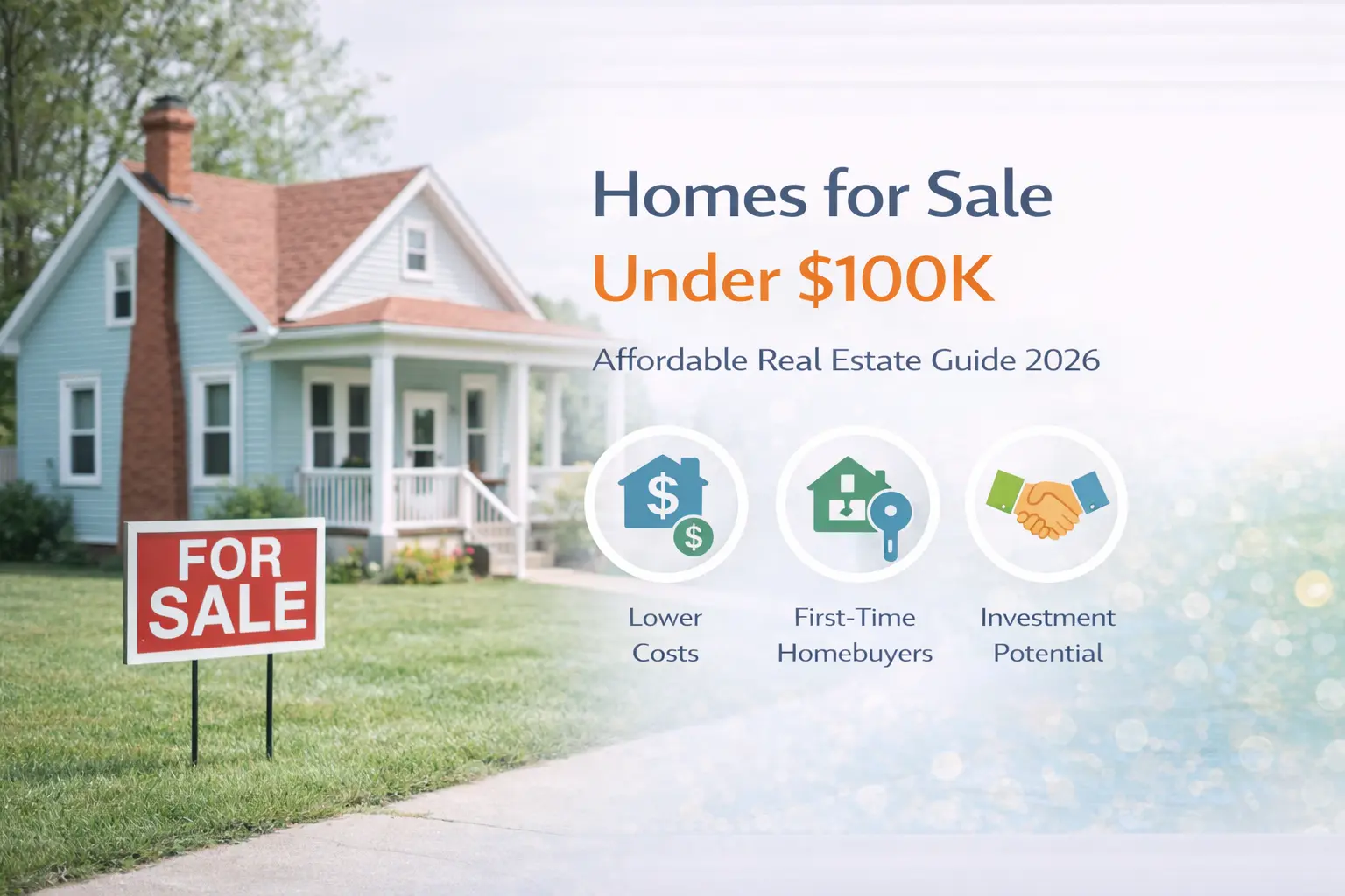 Homes for Sale Under $100K | Affordable Real Estate Guide 2026