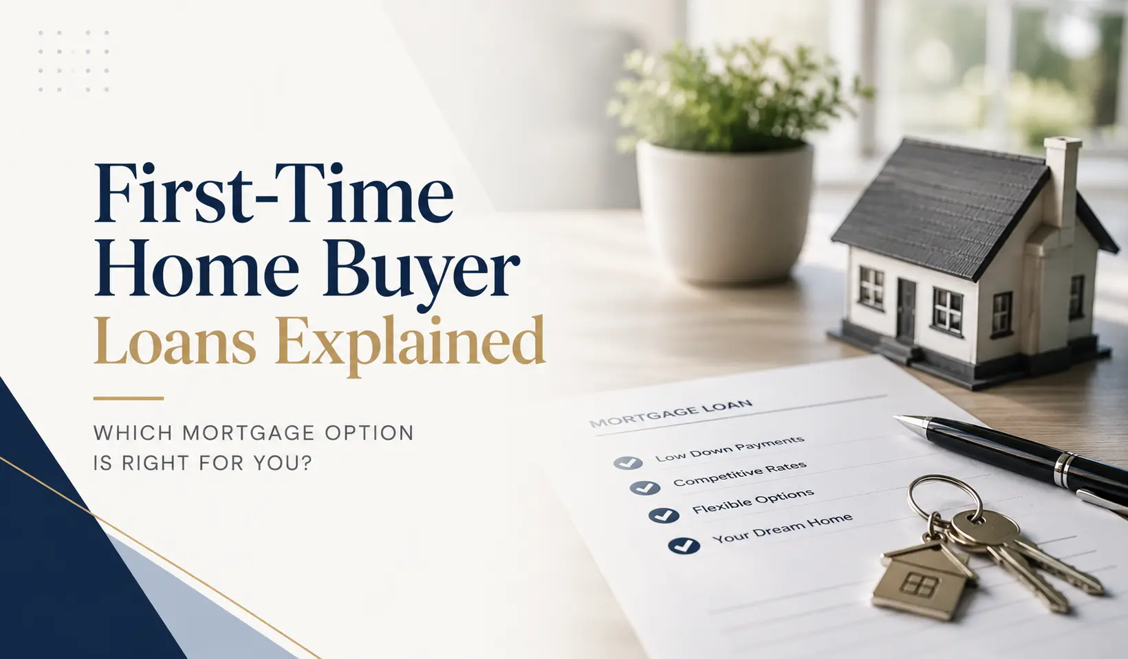 First-Time Home Buyer Loans Explained